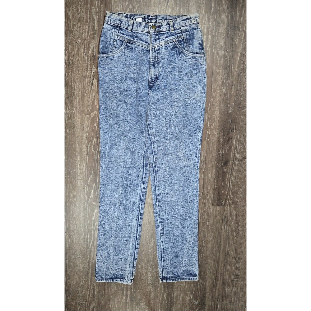 VINTAGE Rocky Mountain Jeans – High Rise Acid Wash – Size 31/11 –‎ Made in USA